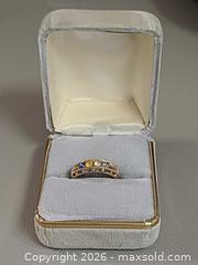 MaxSold Auction: 10K Gold with Precious Stone Cocktail Ring Size 5.5 Marked  - Toronto (Ontario, Canada) PARTNER MANAGED Reseller Online Auction - Queen Street West