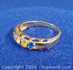 MaxSold Auction: 10K Gold with Precious Stone Cocktail Ring Size 5.5 Marked  - Toronto (Ontario, Canada) PARTNER MANAGED Reseller Online Auction - Queen Street West