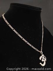 MaxSold Auction: 925 Silver Om Pendant Necklace Marked  - Toronto (Ontario, Canada) PARTNER MANAGED Reseller Online Auction - Queen Street West