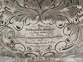 MaxSold Auction: Antique Repousse Silverplated Presentation Punch Bowl  - Toronto (Ontario, Canada) PARTNER MANAGED Reseller Online Auction - Queen Street West