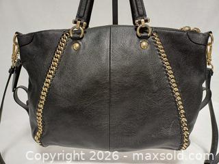 MaxSold Auction: Coach Prairie Whiplash Black Leather Satchel Crossbody Handbag F34339 - Toronto (Ontario, Canada) PARTNER MANAGED Reseller Online Auction - Queen Street West