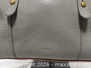 MaxSold Auction: Fossil Jenna Leather Satchel Crossbody Shoulder Handbag  - Toronto (Ontario, Canada) PARTNER MANAGED Reseller Online Auction - Queen Street West