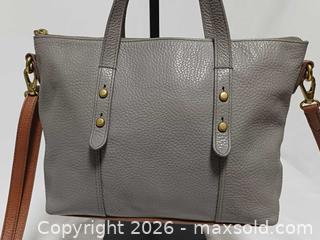 MaxSold Auction: Fossil Jenna Leather Satchel Crossbody Shoulder Handbag  - Toronto (Ontario, Canada) PARTNER MANAGED Reseller Online Auction - Queen Street West