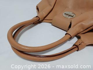 MaxSold Auction: Kate Spade NY Stevie Bexley Tan Leather Satchel Handbag  - Toronto (Ontario, Canada) PARTNER MANAGED Reseller Online Auction - Queen Street West