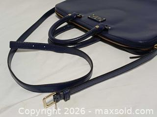 MaxSold Auction: Kate Spade NY Wellesley Tanner Blueberry Leather Laptop Bag - Toronto (Ontario, Canada) PARTNER MANAGED Reseller Online Auction - Queen Street West