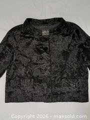 MaxSold Auction: Vintage 60s Christian Dior Original Black Broadtail Fur Cropped Jacket  - Toronto (Ontario, Canada) PARTNER MANAGED Reseller Online Auction - Queen Street West