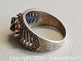 MaxSold Auction: Vintage 925 Silver Ring with Gem Stones Size 9.25 Marked - Toronto (Ontario, Canada) PARTNER MANAGED Reseller Online Auction - Queen Street West