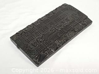 MaxSold Auction: Vintage Boma Northwest Cost Haida Resin Cribbage Board - Toronto (Ontario, Canada) PARTNER MANAGED Reseller Online Auction - Queen Street West