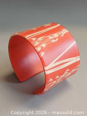 MaxSold Auction: Vintage Eco Resin Cuff Bracelet  - Toronto (Ontario, Canada) PARTNER MANAGED Reseller Online Auction - Queen Street West