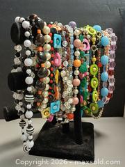 MaxSold Auction: Vintage Glass & Lucite Beaded Necklaces Lot  - Toronto (Ontario, Canada) PARTNER MANAGED Reseller Online Auction - Queen Street West