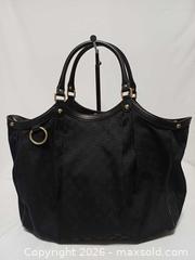 MaxSold Auction: Vintage Gucci Sukey GG Monogram Jacquard Tote Hobo Handbag  - Toronto (Ontario, Canada) PARTNER MANAGED Reseller Online Auction - Queen Street West