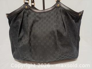 MaxSold Auction: Vintage Gucci Sukey GG Monogram Jacquard Tote Hobo Handbag  - Toronto (Ontario, Canada) PARTNER MANAGED Reseller Online Auction - Queen Street West