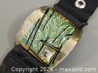 MaxSold Auction: Vintage Sally Arbuckles Original Leather Band bracelet  - Toronto (Ontario, Canada) PARTNER MANAGED Reseller Online Auction - Queen Street West