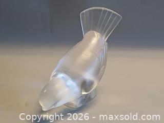 MaxSold Auction: Vintage Signed LALIQUE France Crystal Sparrow Bird Figurine  - Toronto (Ontario, Canada) PARTNER MANAGED Reseller Online Auction - Queen Street West