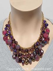 MaxSold Auction: Vintage West Germany Lucite & Glass Beads Dangle  Necklace Statement  - Toronto (Ontario, Canada) PARTNER MANAGED Reseller Online Auction - Queen Street West