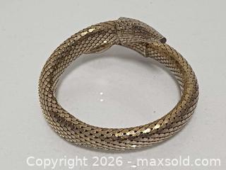 MaxSold Auction: Vintage Whiting and Davis Gold Snake Mesh Bracelet  - Toronto (Ontario, Canada) PARTNER MANAGED Reseller Online Auction - Queen Street West