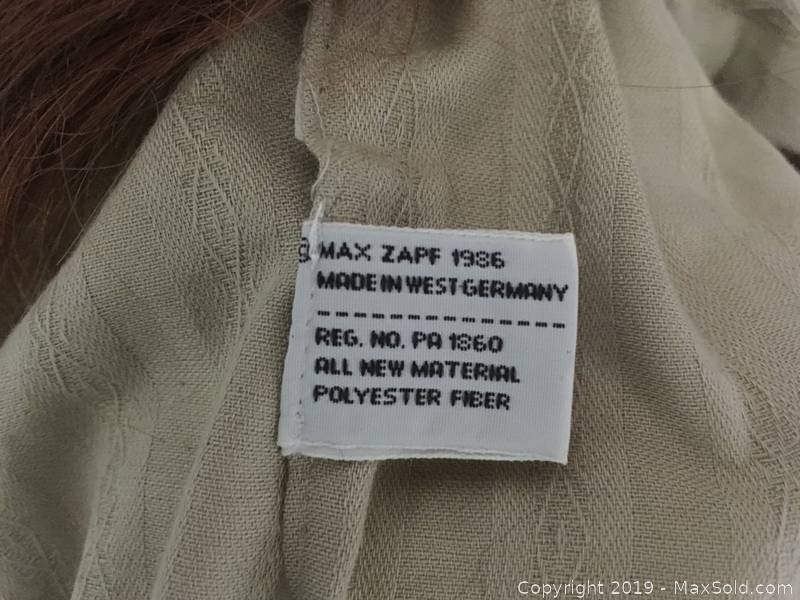 max zapf doll 1986