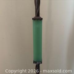 MaxSold Auction: Victorian Ornate Bronze-Colored Floor Lamp with Jadeite Base & Spacer  - Ottawa (Ontario, Canada) SELLER MANAGED Downsizing Online Auction - Valley Stream Drive (CONDO)