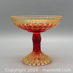 MaxSold Auction: Vintage Jeannette Windsor Amberina Colored Glass Pedestal Dish Compote Bowl 6" - Ottawa (Ontario, Canada) SELLER MANAGED Downsizing Online Auction - Valley Stream Drive (CONDO)
