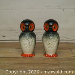 MaxSold Auction: Vintage Owl Ceramic Salt and Pepper Shaker Pair - Ottawa (Ontario, Canada) SELLER MANAGED Downsizing Online Auction - Valley Stream Drive (CONDO)