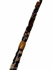 MaxSold Auction: Carved Wooden Decorative Walking Stick, 36–38 in - Hayward (California, USA) SELLER MANAGED Reseller Online Auction - Oakhill Way