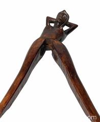 MaxSold Auction: Carved Wooden Female Figurine Nutcracker, approx. 15 in - Hayward (California, USA) SELLER MANAGED Reseller Online Auction - Oakhill Way