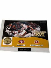 MaxSold Auction: Commemorative Super Bowl XVI Plaque with Medallions - Hayward (California, USA) SELLER MANAGED Reseller Online Auction - Oakhill Way