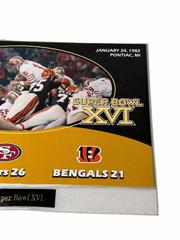 MaxSold Auction: Commemorative Super Bowl XVI Plaque with Medallions - Hayward (California, USA) SELLER MANAGED Reseller Online Auction - Oakhill Way