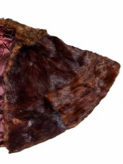 MaxSold Auction: Vintage Brown Real Fur Cape with Satin Lining - Hayward (California, USA) SELLER MANAGED Reseller Online Auction - Oakhill Way