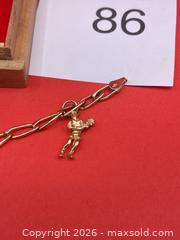 MaxSold Auction: 10K Gold Bracelet with tennis player charm - Oakville (Ontario, Canada) PARTNER MANAGED Estate Sale Online Auction -  Timber Lane