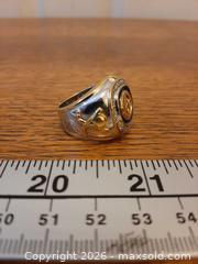 MaxSold Auction: Bradford Exchange 24K gold and silver-plated Winnipeg Jets men's diamond ring, 8.5 - London (Ontario, Canada) PARTNER MANAGED Downsizing Online Auction - Seymour Crescent