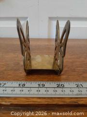 MaxSold Auction: Vintage solid brass butterfly napkin/mail holder - London (Ontario, Canada) PARTNER MANAGED Downsizing Online Auction - Seymour Crescent