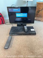 MaxSold Auction: 23” Samsung TV / Sony DVD player   - Greater Sudbury (Ontario, Canada) PARTNER MANAGED Estate Sale Online Auction -  Pebble Hill Place