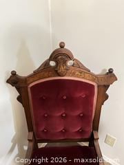 MaxSold Auction: Antique 19th Century Victorian Parlour chair  - Greater Sudbury (Ontario, Canada) PARTNER MANAGED Estate Sale Online Auction -  Pebble Hill Place