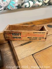 MaxSold Auction: Antique basket / Antique Canadian Kraft Box  - Greater Sudbury (Ontario, Canada) PARTNER MANAGED Estate Sale Online Auction -  Pebble Hill Place
