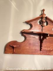 MaxSold Auction: Antique Pine Wall-Mounted Decorative Plate Shelf with Pediment - Greater Sudbury (Ontario, Canada) PARTNER MANAGED Estate Sale Online Auction -  Pebble Hill Place
