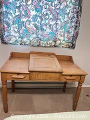 MaxSold Auction: Antique writing desk with Ink Well, Waterloo Ontario - Greater Sudbury (Ontario, Canada) PARTNER MANAGED Estate Sale Online Auction -  Pebble Hill Place