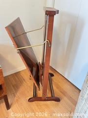 MaxSold Auction: Birkdale / Eatons Vintage Folding Wooden Stand with Brass Hardware  - Greater Sudbury (Ontario, Canada) PARTNER MANAGED Estate Sale Online Auction -  Pebble Hill Place