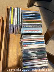 MaxSold Auction: CD collection - various artists and genres includes wood crates and baskets  - Greater Sudbury (Ontario, Canada) PARTNER MANAGED Estate Sale Online Auction -  Pebble Hill Place