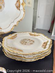 MaxSold Auction: Crown Imperial Porcelain Serving Platter, Plates & Two-Handled Soup Cups, Floral Gold - Greater Sudbury (Ontario, Canada) PARTNER MANAGED Estate Sale Online Auction -  Pebble Hill Place