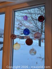 MaxSold Auction: Hand-blown Glass Hanging Spheres — Assorted Sizes & Colors - Greater Sudbury (Ontario, Canada) PARTNER MANAGED Estate Sale Online Auction -  Pebble Hill Place