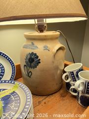 MaxSold Auction: Handmade Lamp - ceramic base  - Greater Sudbury (Ontario, Canada) PARTNER MANAGED Estate Sale Online Auction -  Pebble Hill Place
