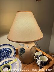 MaxSold Auction: Handmade Lamp - ceramic base  - Greater Sudbury (Ontario, Canada) PARTNER MANAGED Estate Sale Online Auction -  Pebble Hill Place
