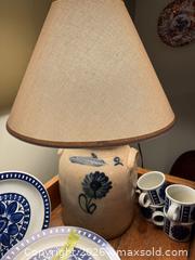 MaxSold Auction: Handmade Lamp - ceramic base  - Greater Sudbury (Ontario, Canada) PARTNER MANAGED Estate Sale Online Auction -  Pebble Hill Place