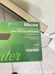 MaxSold Auction: Hunter Mayse 52 in. Ceiling Fan with Light, Antique Pewter - Greater Sudbury (Ontario, Canada) PARTNER MANAGED Estate Sale Online Auction -  Pebble Hill Place