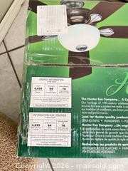 MaxSold Auction: Hunter Mayse 52 in. Ceiling Fan with Light, Antique Pewter - Greater Sudbury (Ontario, Canada) PARTNER MANAGED Estate Sale Online Auction -  Pebble Hill Place