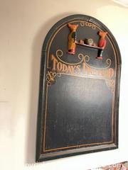 MaxSold Auction: Kitchen Menu Board - Black  - Greater Sudbury (Ontario, Canada) PARTNER MANAGED Estate Sale Online Auction -  Pebble Hill Place