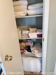 MaxSold Auction: Linen Closet items / Steamer / laundry bags / Pillows  - Greater Sudbury (Ontario, Canada) PARTNER MANAGED Estate Sale Online Auction -  Pebble Hill Place