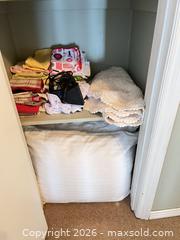 MaxSold Auction: Linen Closet items / Steamer / laundry bags / Pillows  - Greater Sudbury (Ontario, Canada) PARTNER MANAGED Estate Sale Online Auction -  Pebble Hill Place