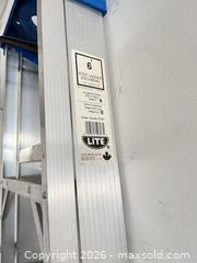 MaxSold Auction: Lite Products 6 ft Aluminum Step Ladder Model 50697 - Greater Sudbury (Ontario, Canada) PARTNER MANAGED Estate Sale Online Auction -  Pebble Hill Place